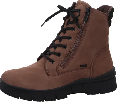 Produktbild von Caprice Damen Stiefelette Boot Schnürung Schaftrand gesteppt Profil 9-26235-41, Größe:38 EU, Farbe:Braun