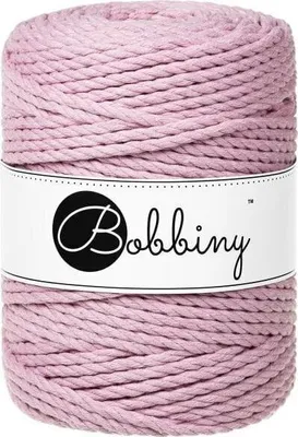 Produktbild von Bobbiny 3PLY Macramé Rope 5 mm 100 m Dusty Rose Schnur