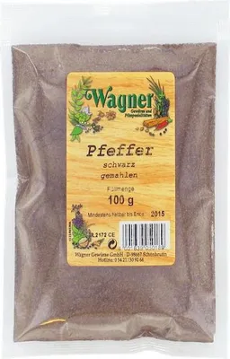 Produktbild von Pfeffer schwarz gemahlen