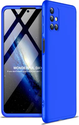 Produktbild von Für Samsung Note 20/Anmerkung 20 Ultra/M31S Handyhülle 360 Grad Vollständiger Schutz Fall blau
