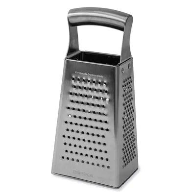 Obrázek produktu pro Stolní struhadlo Boska Monaco+ / čtyři různé povrchy / ocel / stříbrná / 235 x 110 x 85 mm