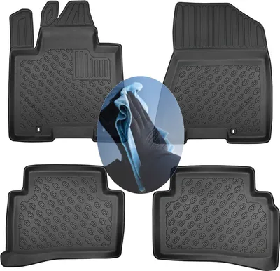 Produktbild von Z509216 TPE-Gummifußmatten kompatibel mit  Kia Sportage Platinum Edition 4 QL Steilheck Geländewagen SUV 5-türer 2015-2021
