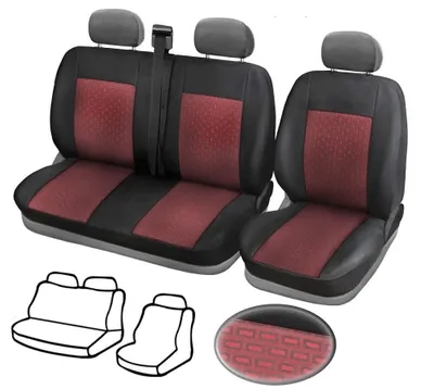 Obrázek produktu pro 1+2 sada potahů sedadel z polyesteru pro Fiat Ducato 2006-2019 Premium