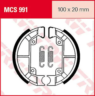 Immagine prodotto di TRW Ganasce freno Trw Organ. Mcs 991