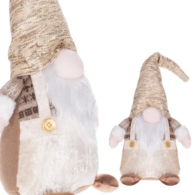 Imagen del producto de Gouden Kabouter | Decoración navideña | Adornos navideños | 35 cm