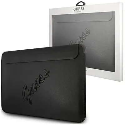 Produktbild von Guess Ärmel Gucs13Pusasbk 13"" Czarny /Schwarz Saffiano Script