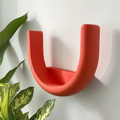 U-förmiges Wandregal – Decords Wandregal, Produktansicht 1