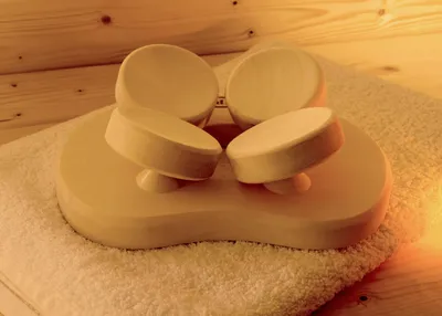 Obrázek produktu pro Saunová hlavová opěrka Weka ergonomická