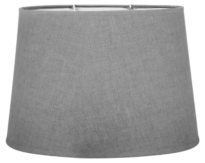 Zdjęcie produktu dla Owalny klosz lampy jasnoszary z adapterem E14/E27
