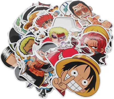 Obrázok produktu pre Sada vinylových nálepiek One Piece so 60 nálepkami