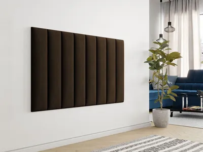 Obrázok produktu pre Čalúnený nástenný panel 80x20 PAG - hnedý