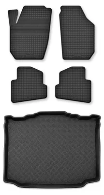 Immagine prodotto di Tappetini a vasca + bagagliaio per Skoda Roomster 2006-2015 monovolume 5 pezzi