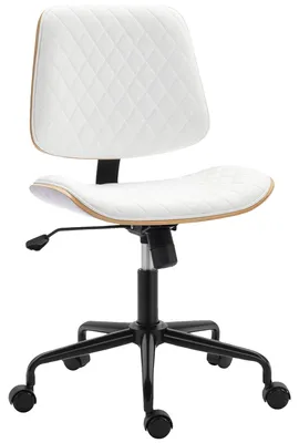 Productafbeelding van Bureau stoel, ergonomisch ontwerp, in hoogte verstelbaar, wit