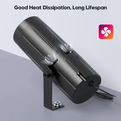 Zdjęcie produktu dla Miniaturowe reflektory LED typu "pinspot" - oświetlenie sceniczne i DJ-skie - zestaw 2 sztuki - 15 W - białe światło LED - DMX - wtyczka EU