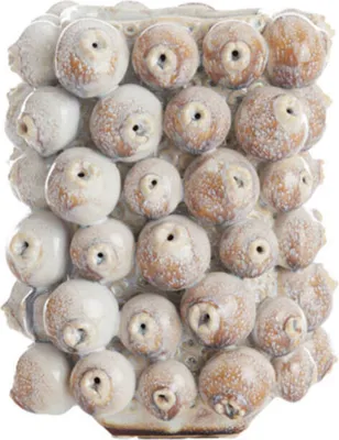 Produktbild von Light & Living - Vase NITALI - 20,5x16x26cm - Braun