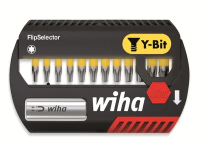 Image de WIHA 41828 Jeu d'embouts FlipSelector, 13 pièces TORX, 25 mm, embout Y (41828)