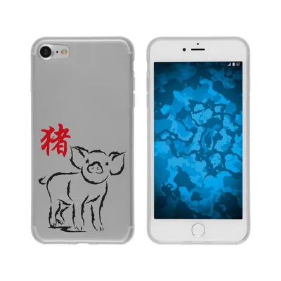 Produktbild von PhoneNatic Case kompatibel mit Apple iPhone 6s / 6 Silikon-Hülle Tierkreis Chinesisch M12