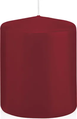Produktbild von Wiedemann Stumpenkerzen Bordeaux 100 x Ø 78 mm, 8 Stück