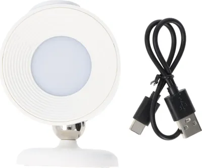 Produktbild von LED-Leuchte universal mit 4 Lichtmodi, abnehmbarer Ständer mit 360° Magnetgelenk, 90 Lumen, wiederaufladbar über USB-C