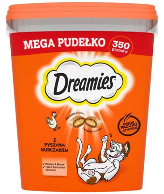 Zdjęcie produktu dla Przysmak dla kota DREAMIES Mix Smaków Kurczak i Ser 350 g