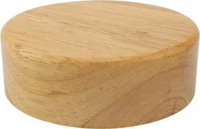 Obrázok produktu pre Drevená stropná rozbočovacia skrinka Ø 85 mm stropné káblové svietidlá baldachýn rozbočovacia skrinka rozdeľovač kryt box drevo