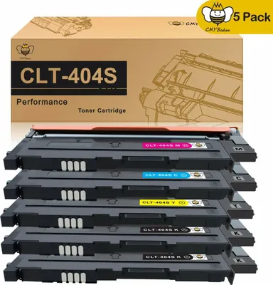 Produktbild von 5er Set für Samsung CLT-P404C Toner kompatibel K404S C404S M404S Y404S für xpress C430 C480 ersetzt CLT 404 XXL Toner Multipack