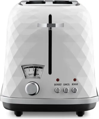 Image de De'Longhi Brillante CTJ 2103.W - grille-pain - 2 disques - 2 fentes - blanc