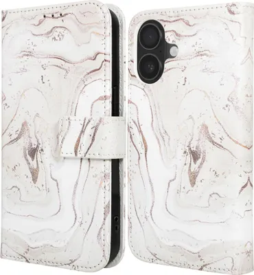 Zdjęcie produktu dla imoshion Design Bookcase for de Apple iPhone 17 - Sandy Marble