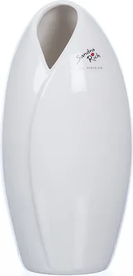 Produktbild von AMARYLLIS porcelain vase - weiß - 15x15x22cm - Porzellan