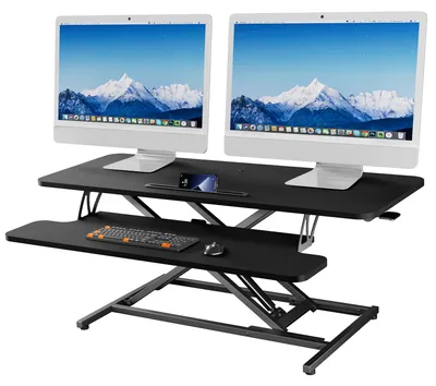 Image de Support réglable pour bureau debout, dimensions 106 x 40 cm