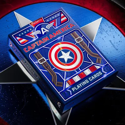 Image de Captain America - Théorie11 cartes à jouer Captain America NOUVEAU