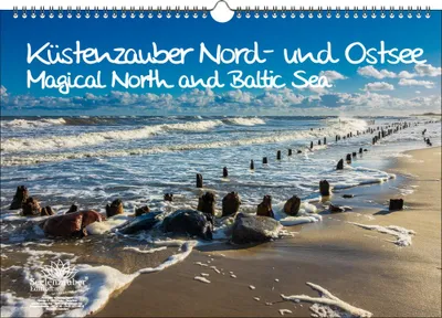 Produktbild von Küstenzauber Nord- und Ostsee DIN A3 Immerwährender Kalender Küste - Seelenzauber