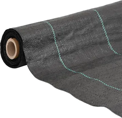 Produktbild von vidaXL Unkrautvlies Schwarz 2x200 m PP