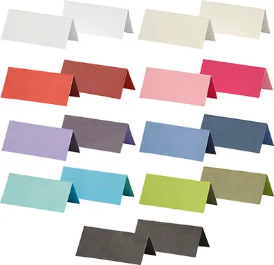 Produktbild von Creativ-Firmenkarten, Größe 9x4 cm, Inhalt kann variieren, 250 g, verschiedene Farben, 30 Box 1 Box