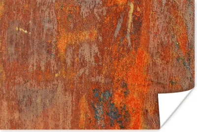 Produktbild von MuchoWow® Poster Rost - Industriell - Stahl 120x80 cm - Bilder