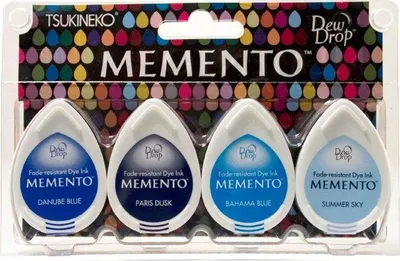 Produktbild von Memento Tautropfen-Tinten - Ozean-Set - Tsukineko