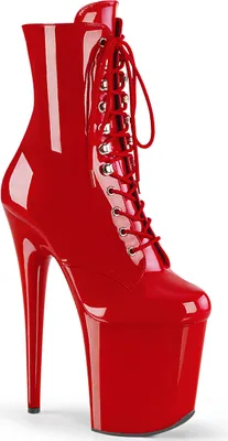 Produktbild von FLAMINGO-1020 Damen Booties von Pleaser, Rot Rot , EU 39, US 9