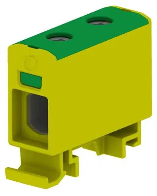 Imagen del producto de Conector de riel amarillo-verde, de 1,5 a 50 mm, Morek MAA1050Y10