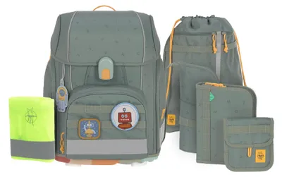 Produktbild von LÄSSIG 7-teiliges Schulranzen Set Kinder/School Set Boxy Unique Letters Green