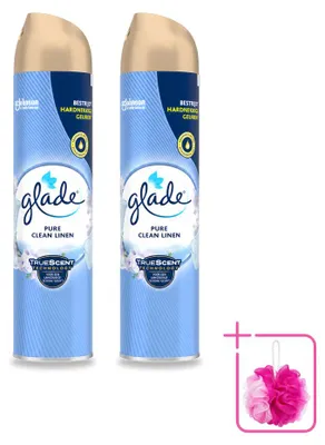Obrázok produktu pre 2 ks osviežovača vzduchu Glade Raumspray s vôňou čistej bielizne - 300 ml - balenie