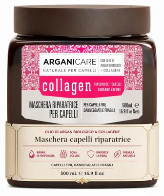 Obrázok produktu pre ArganiCare Collagen, krémová maska na vlasy, na obnovu a regeneráciu, 500 ml