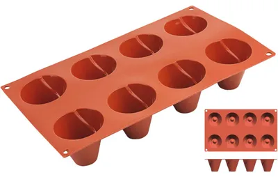 Produktbild von CONTACTO Silikon-Backmatte Kegel, Höhe: 50 mm