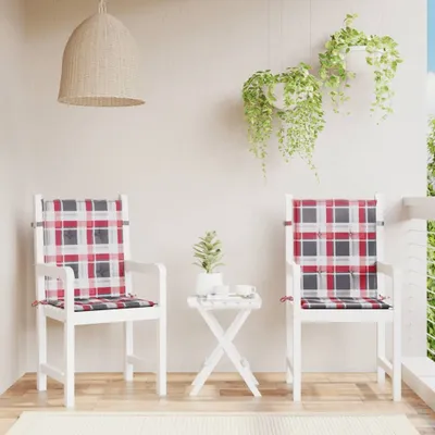 Produktbild von "im Angebot" Gartenstuhlauflagen für Niedriglehner 2 Stk. 100x50x3 cm - Gartenmöbelauflagen CC6897