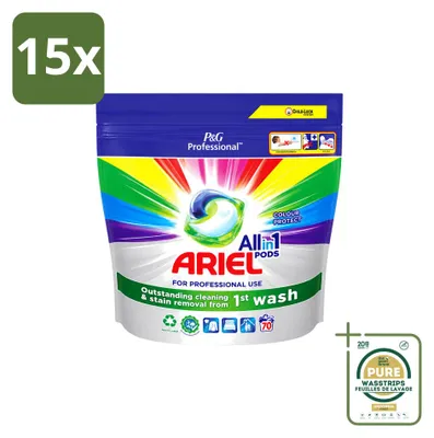 Produktbild von 15 x Ariel All-in-1 Color Pods Waschmittel - Vorratspackung - 15 Stücke