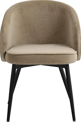 Produktbild von 4er-Set Antonella | Hotel Stuhl | Taupe | Samt