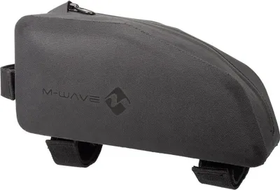 Immagine prodotto di Borsa da manubrio M-Wave Bikepacking da 0,75 l, nera - Borsa da bici leggera con ...