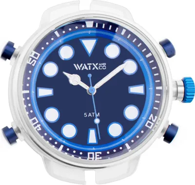 Produktbild von WATXANDCO RWA5701 Uhr. Quarz, blau. Uni.