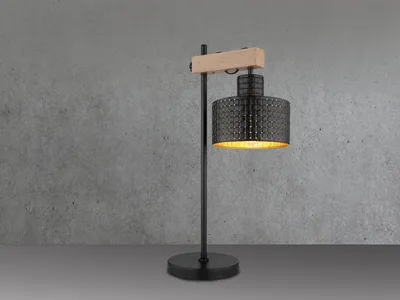Produktbild von Globo Lighting Tischleuchte Metall schwarz matt, 1x E27