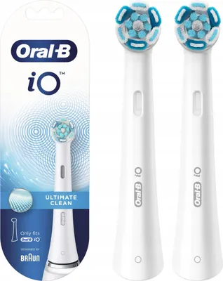 Produktbild von Oral-B | Aufsteckbürsten Oral-B IO Ultimate Clean - 2 Stück - Originalqualität - Effektive Plaqueentfernung