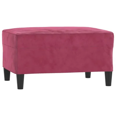 Produktbild von Fußhocker Weinrot 70x55x41 cm Samt